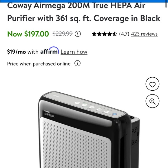 NOT FOR SALE ANYMORE! Coway Airmega and levoit air purifiers - Picture 2 of 14